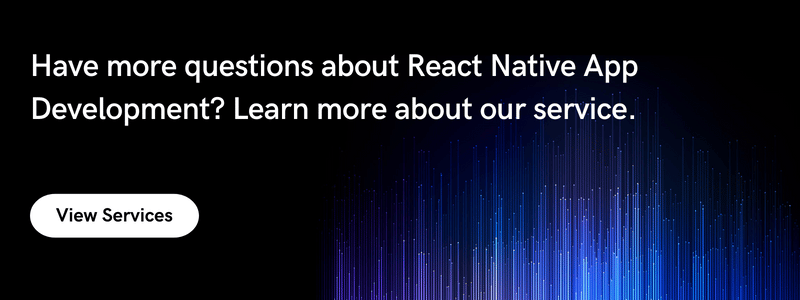 React native app development-service banner