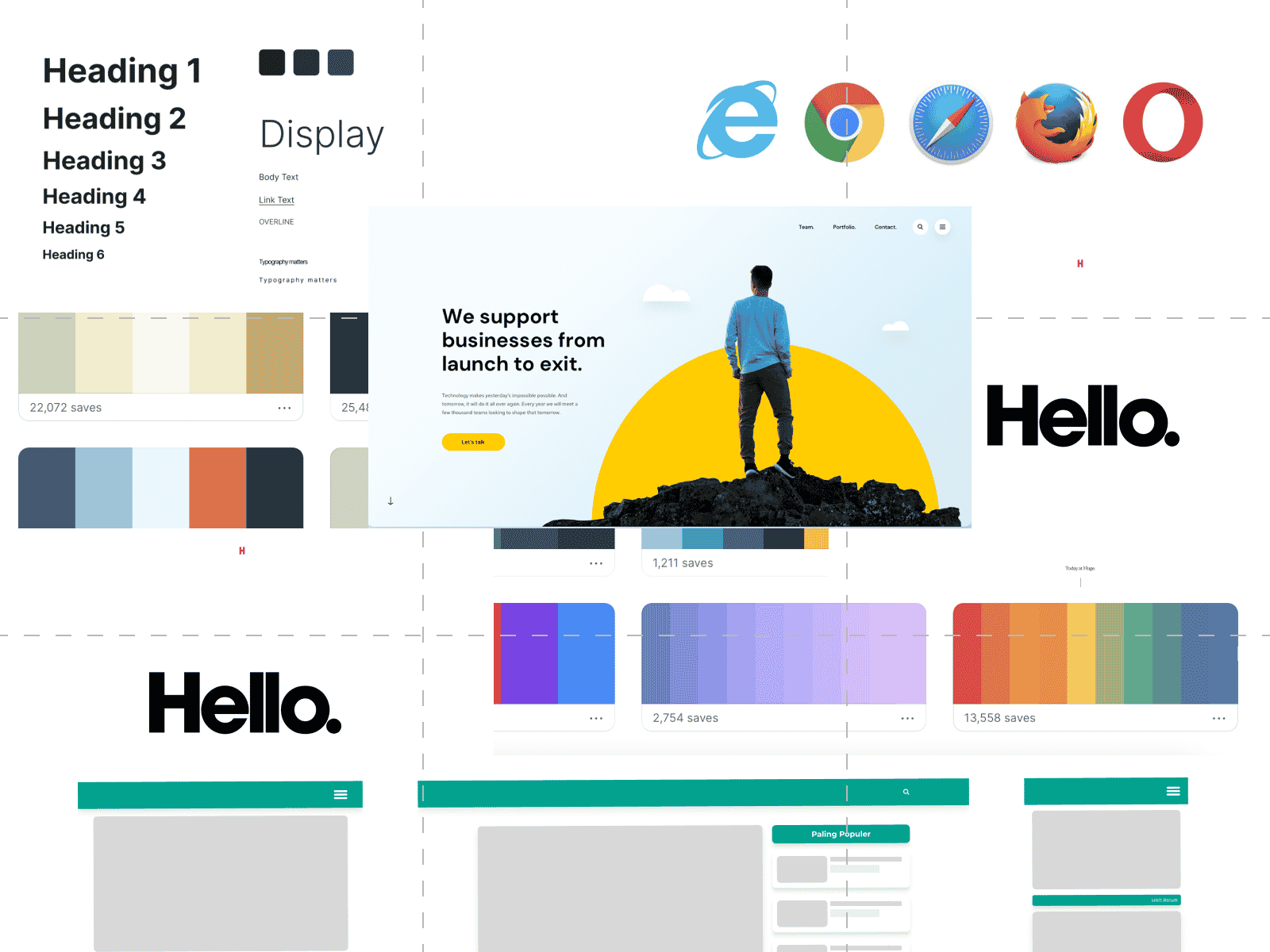 Web design elements