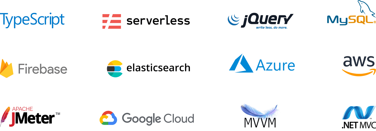 tools and technologies node js website