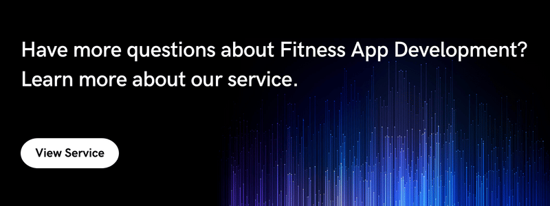 Fitness app development- service banner