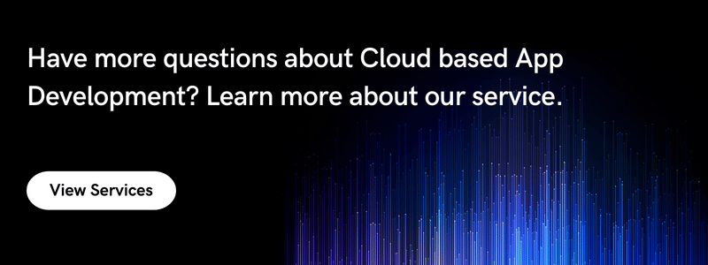 Cloud based app development-service banner
