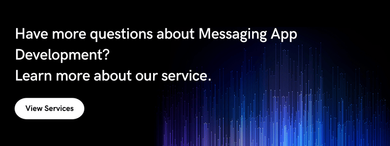 messaging app development service banner